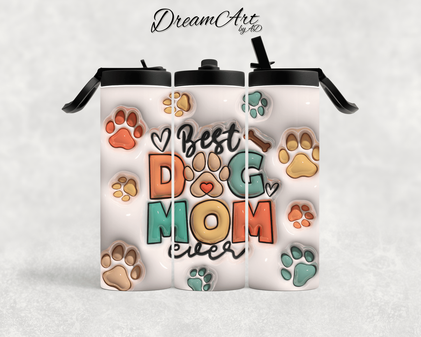 Thermobecher 3D beste Hundemutter