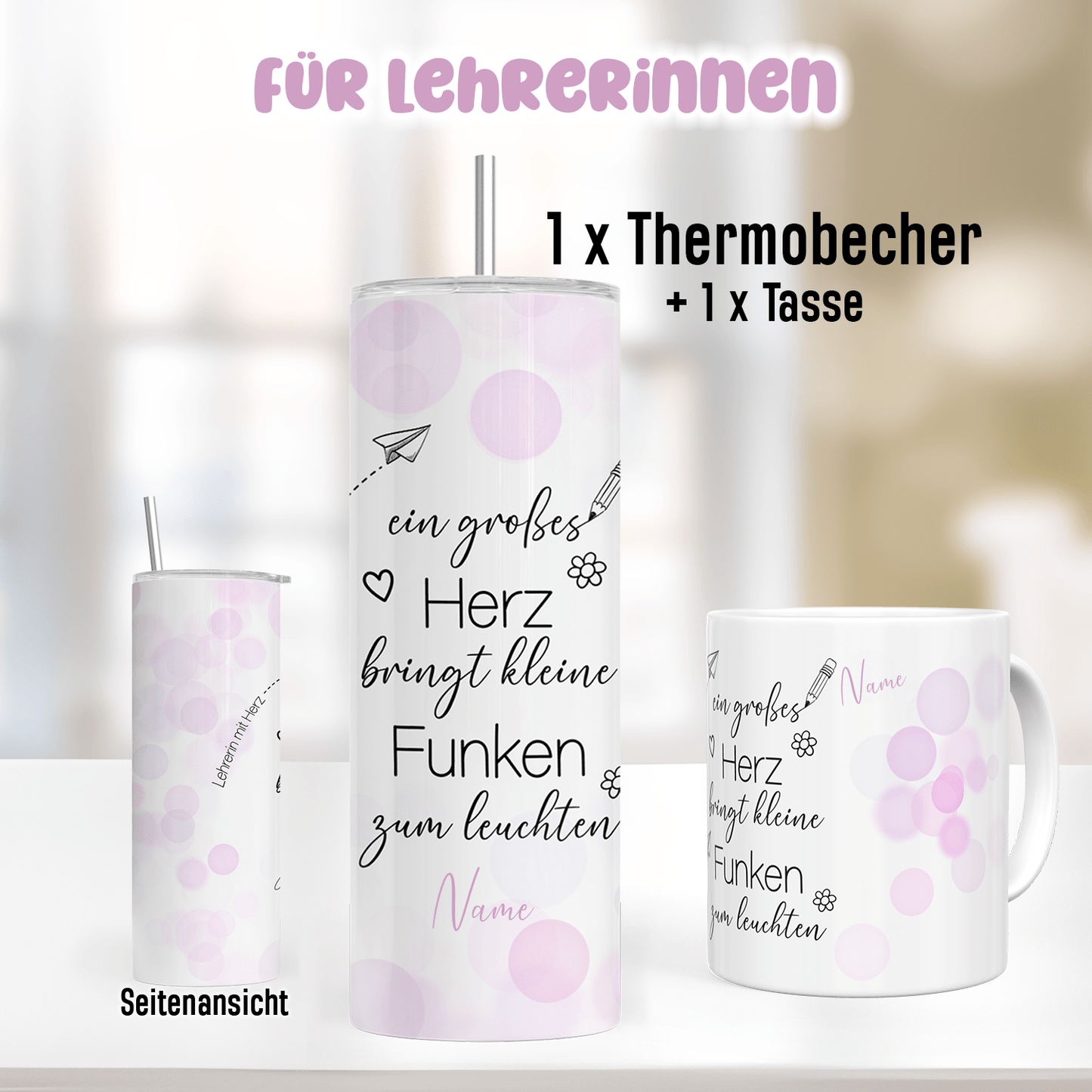 Geschenkset für Lehrerinnen