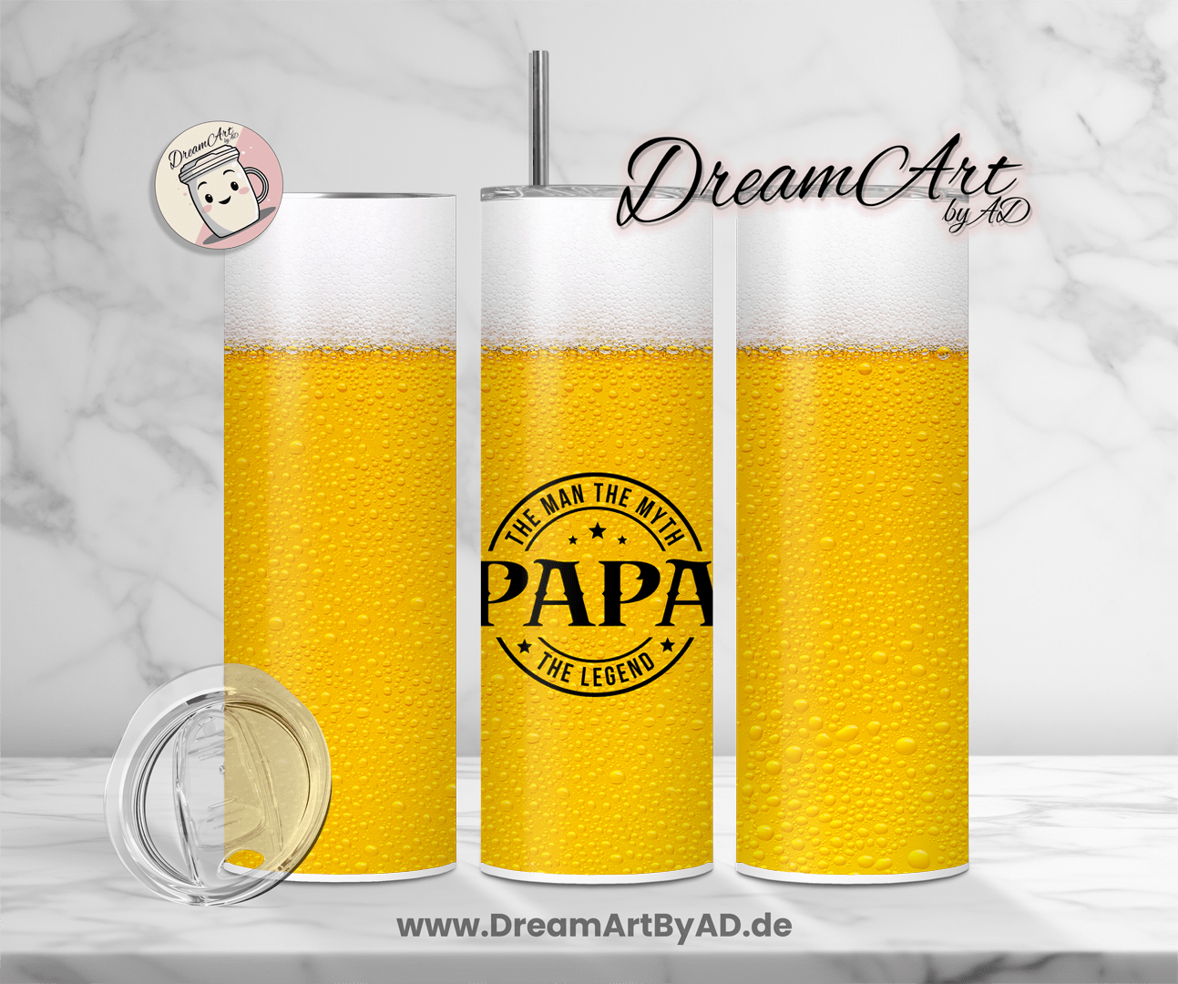 Thermobecher Die Legende Papa - aus der Sparkiste