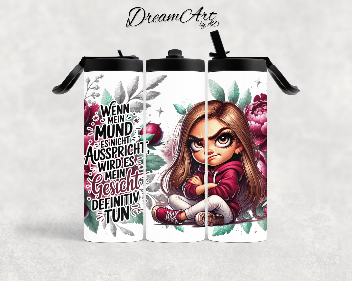 Thermobecher Mein Gesicht spricht