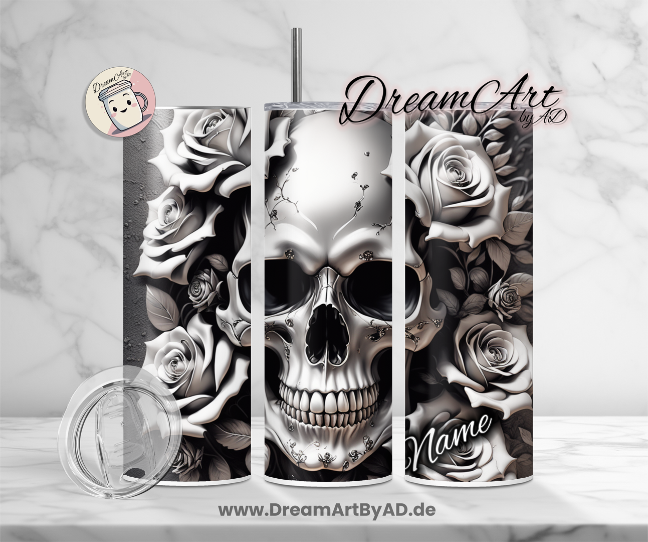 Totenkopf grey – DreamArt by AD