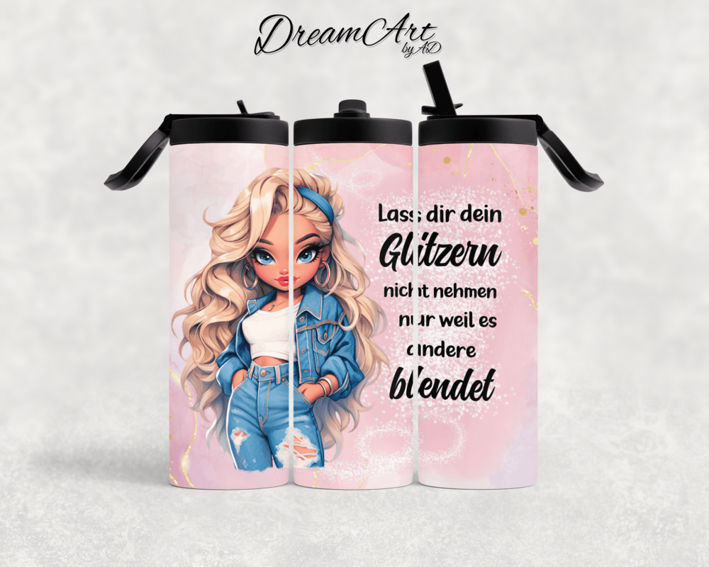 Thermobecher dein Glitzern