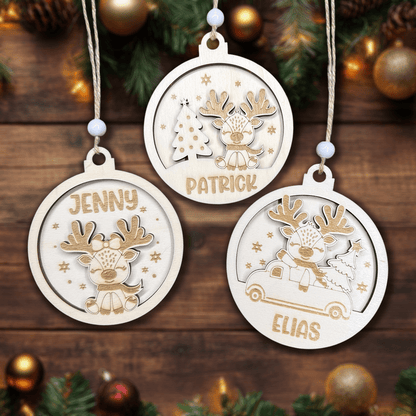 Weihnachtsbaum-Anhänger personalisiert