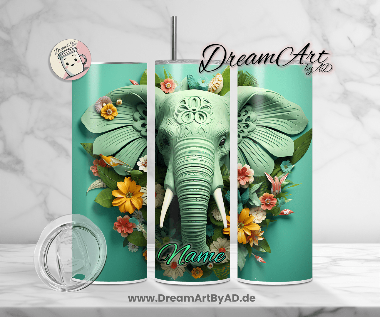 Thermobecher  Elefant