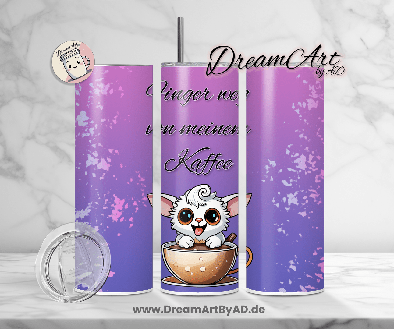 Thermobecher Finger weg