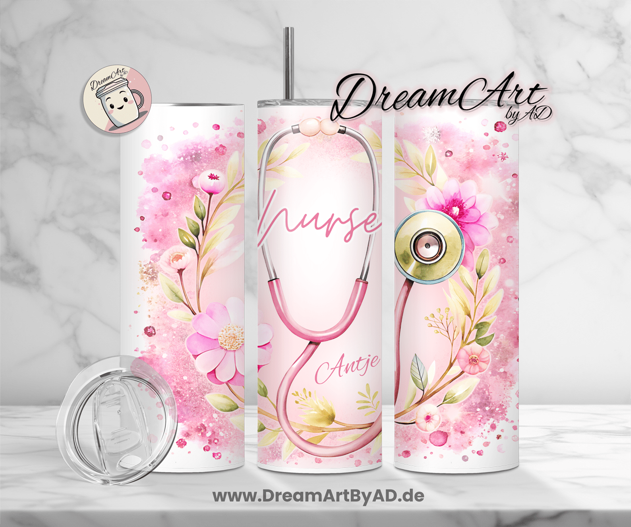 Thermobecher Krankenschwester