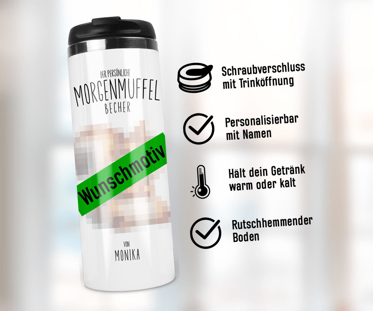 Thermobecher für echte Morgenmuffel