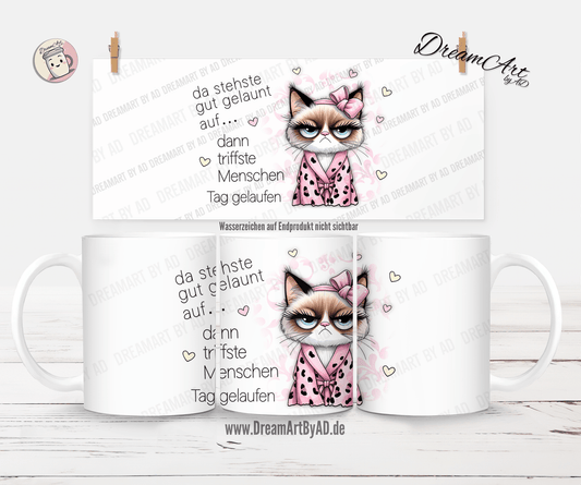 Tasse Tag gelaufen
