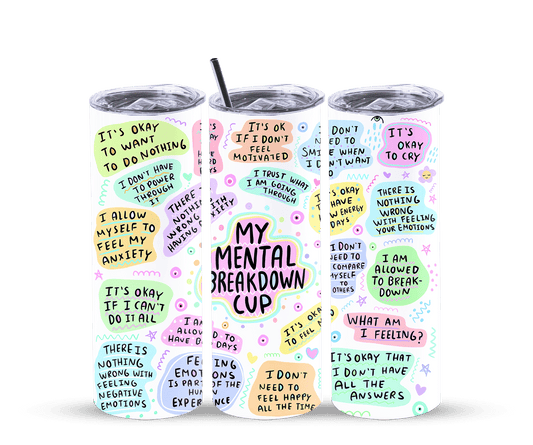 Thermobecher Mental Breakdown - aus der Sparkiste