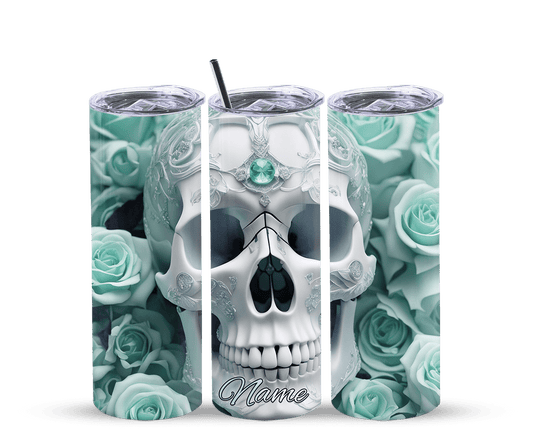 Thermobecher Totenkopf mint