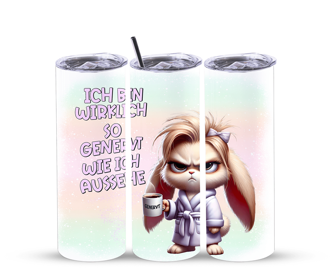 Thermobecher grumpy Bunny - aus der Sparkiste