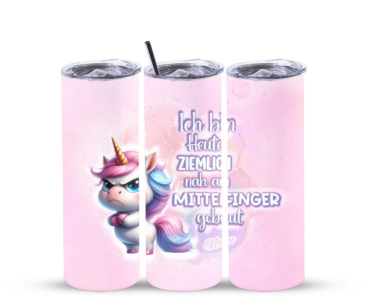 Thermobecher grumpy Einhorn