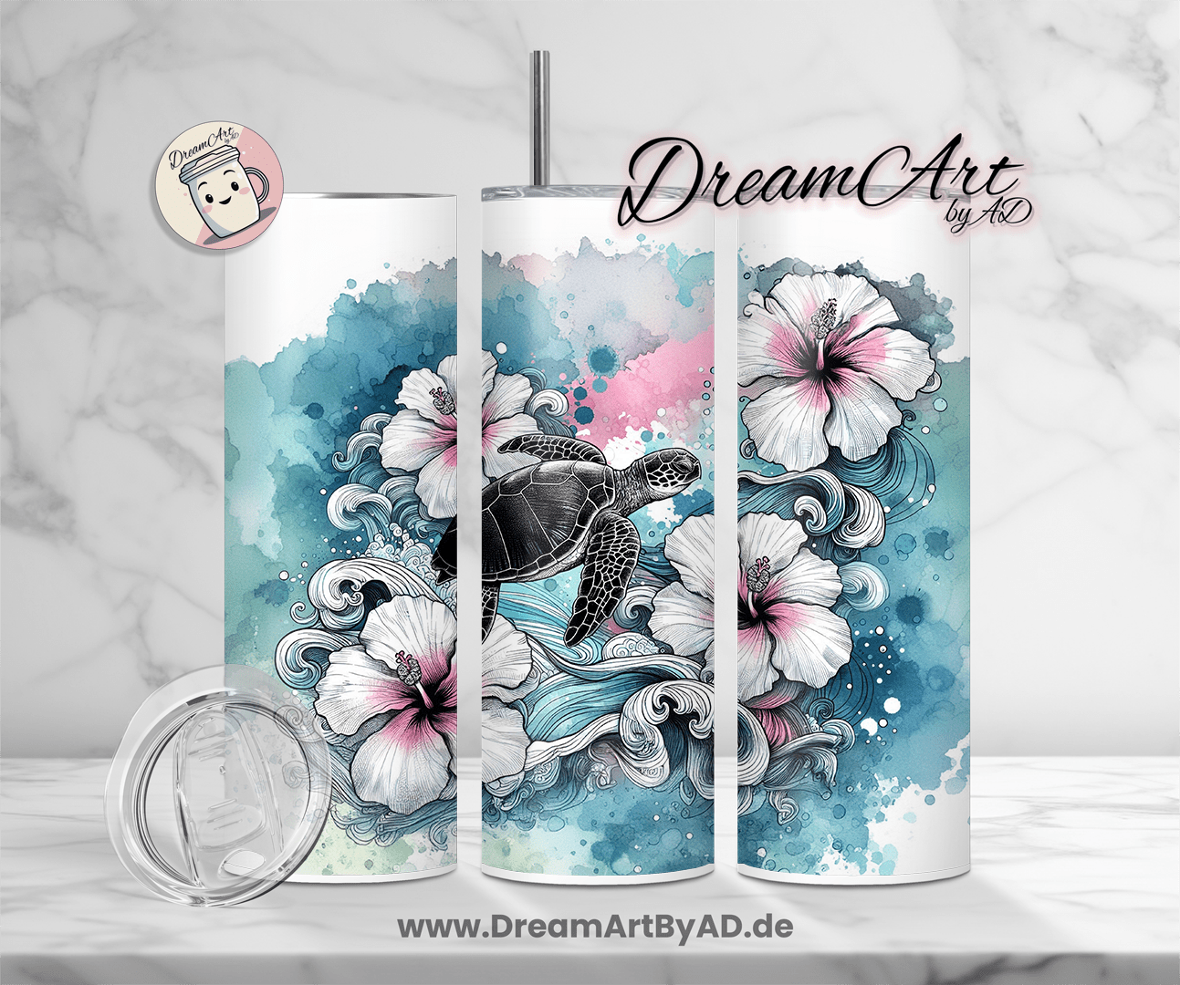 Thermobecher Schildkröte mit Personalisierung