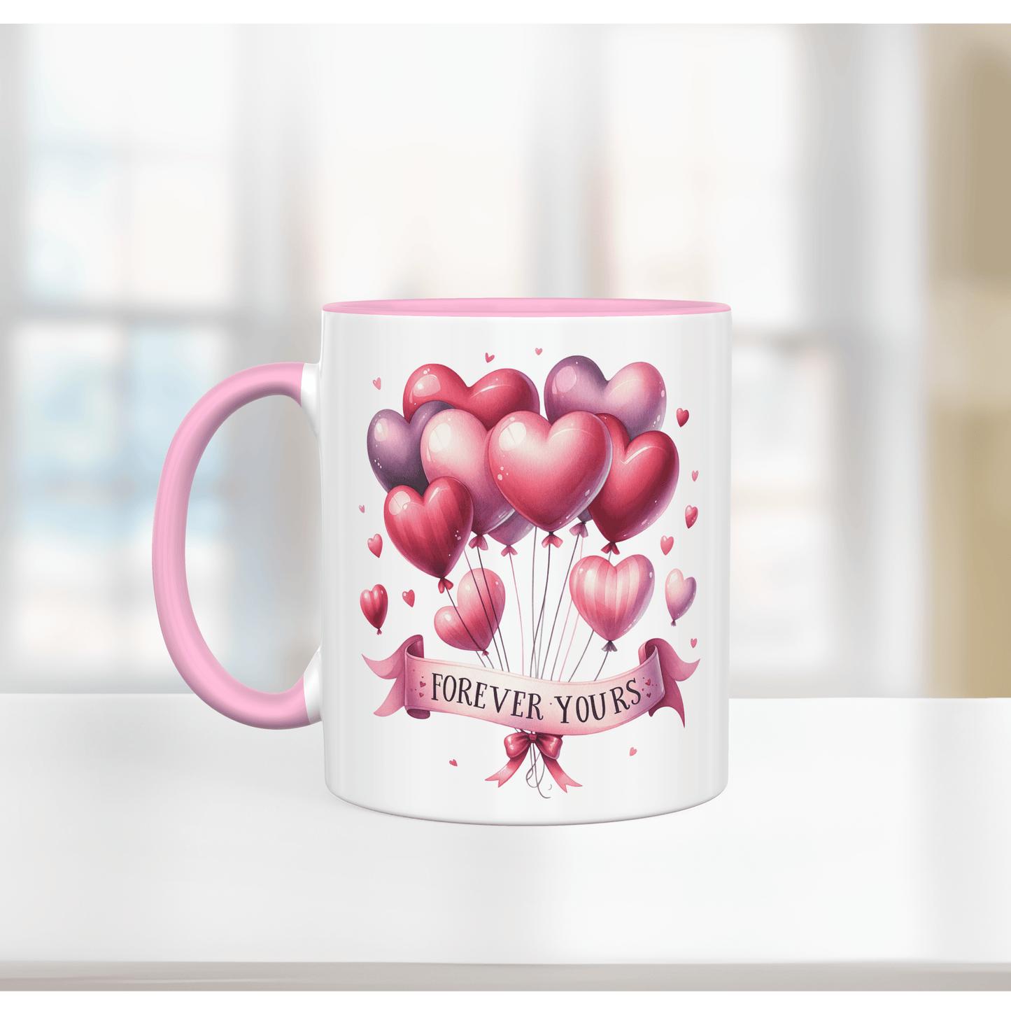 Tasse Herzballons