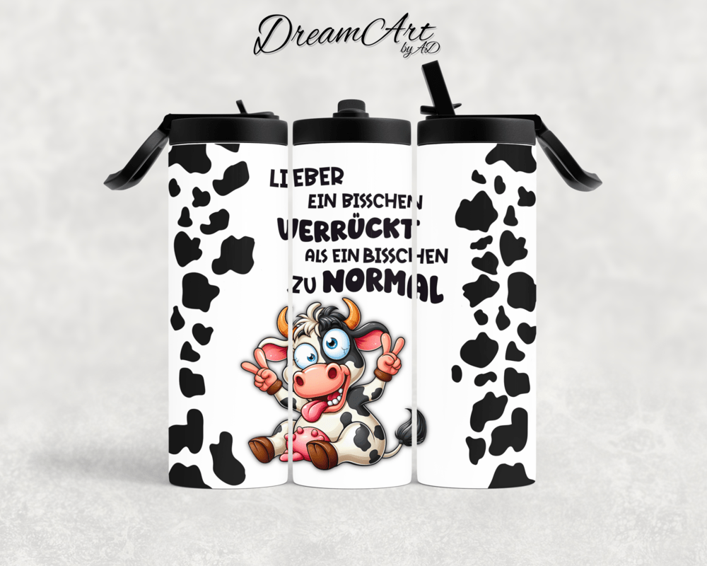 Thermobecher - eine verrückte Kuh